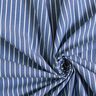 Katoenen stof strepen – jeansblauw/wit,  thumbnail number 3