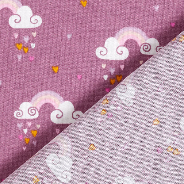 Katoenpopeline Regenbogen – pastelviolet, image number 4