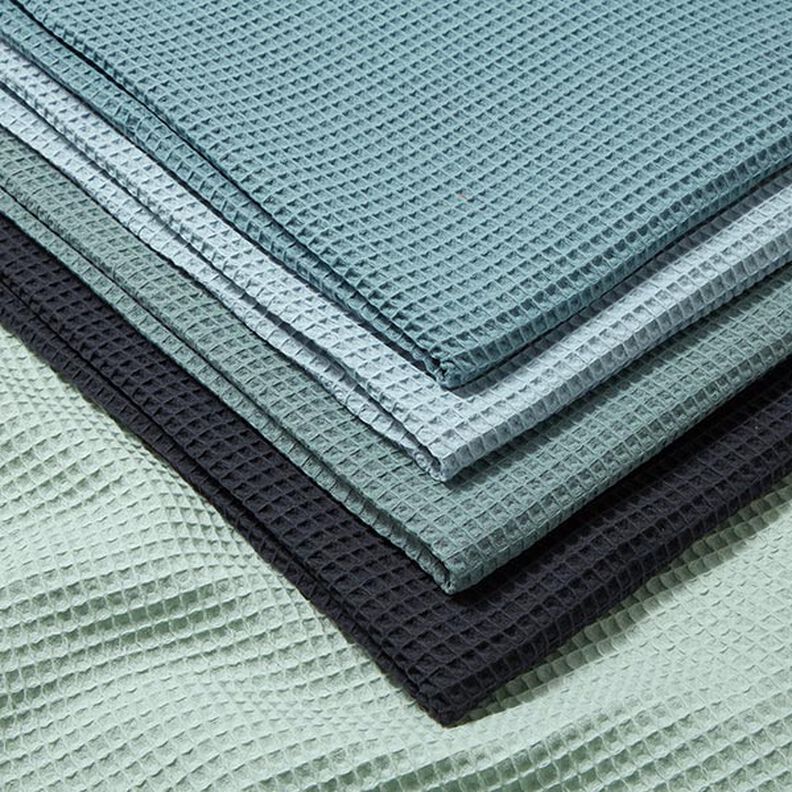 Wafelpiqué – marineblauw, image number 4