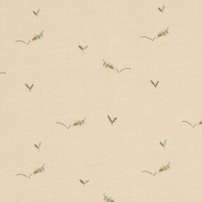 Katoenjersey Sprinkhaan &ndash; cashew, 