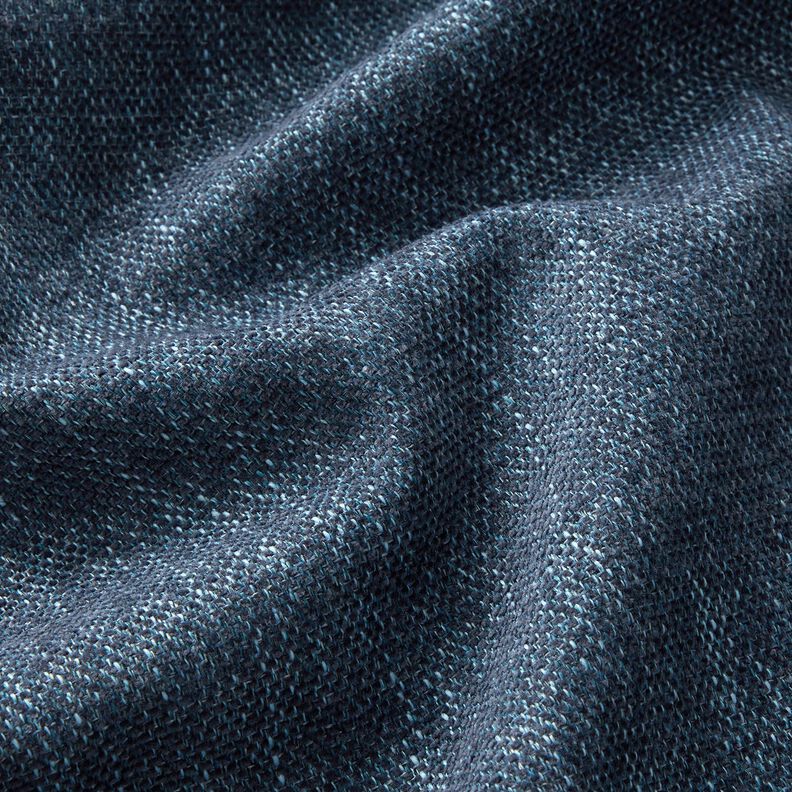 Bekledingsstof Chenille-stof – nachtblauw,  image number 2