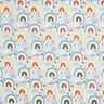 Popeline regenboog – lichtblauw,  thumbnail number 1