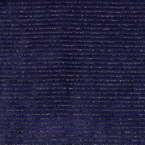 Nicky stof Glitterstrepen – marineblauw/zilver metallic, 