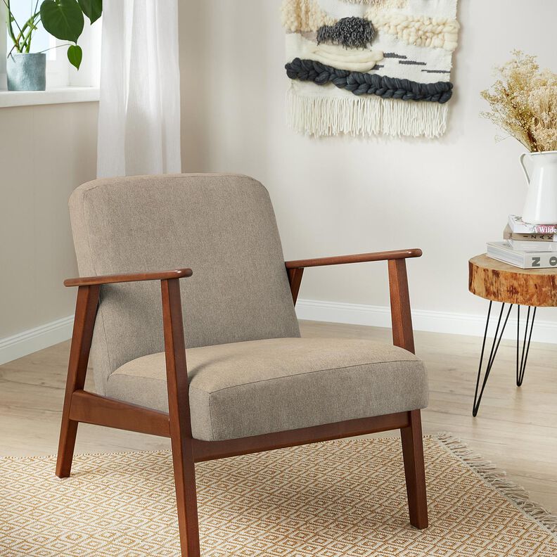 Bekledingsstof Nubuck-imitatie – taupe,  image number 7