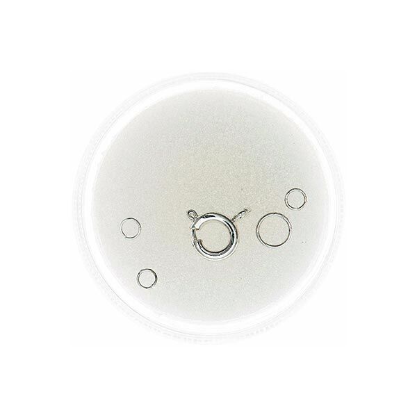 Veerringset groot [5-delig], Jewellery Made by Me | Rico Design - zilver,  image number 2
