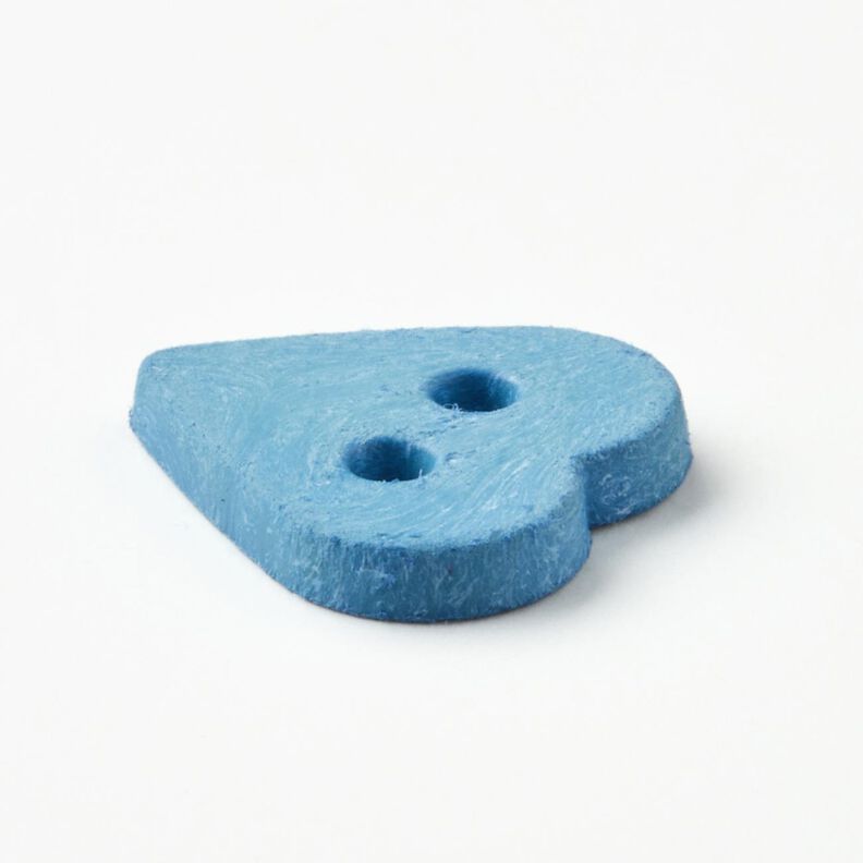 Hartknoop [Ø 15 mm] – stralend blauw,  image number 2
