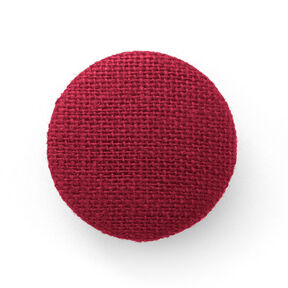 Beklede knoop, linnen medium – bordeauxrood, 
