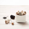 Katoenen stof Cretonne Effen – creme,  thumbnail number 7