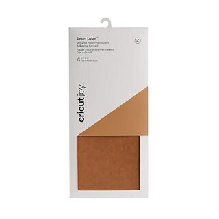 Cricut Smart Label schrijfpapier 4-pack [13,9x30,4 cm] | cricut – bruin, 