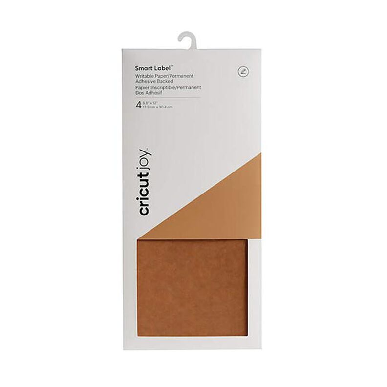 Cricut Smart Label schrijfpapier 4-pack [13,9x30,4 cm] | cricut – bruin,  image number 1
