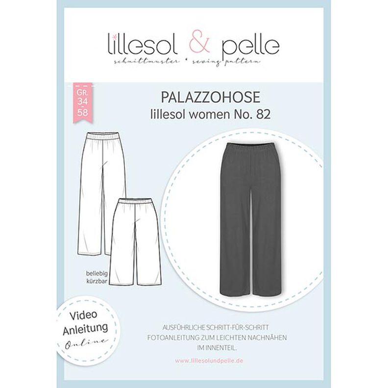 Palazzo broek| Lillesol & Pelle No. 82 | 34-58,  image number 1