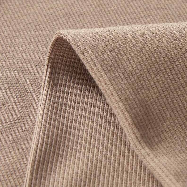 2x2 Boordstof Effen – donkertaupe,  image number 5