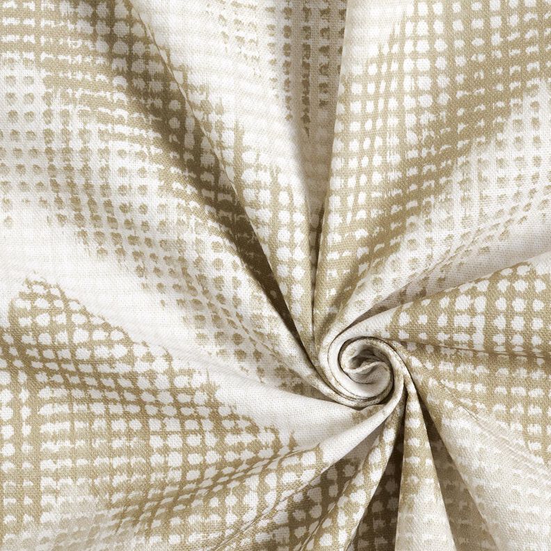 Decostof Half panama Chevron – natuur/duingeel,  image number 3
