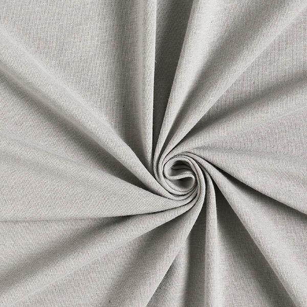 Jersey katoen-linnen-mix effen – grijs,  image number 1