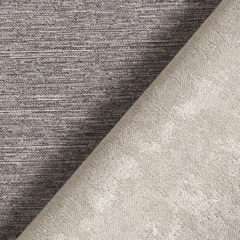 Gordijnstof Doubleface – donkertaupe, image number 3