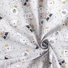 Katoenpopeline Dieren met kronen – lichtgrijs,  thumbnail number 3