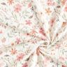 Ribjersey zoete bloemenweide Digitaal printen – ecru,  thumbnail number 3