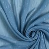 Chiffon dobby metallic krijtstreep – stralend blauw/zilver metallic,  thumbnail number 3
