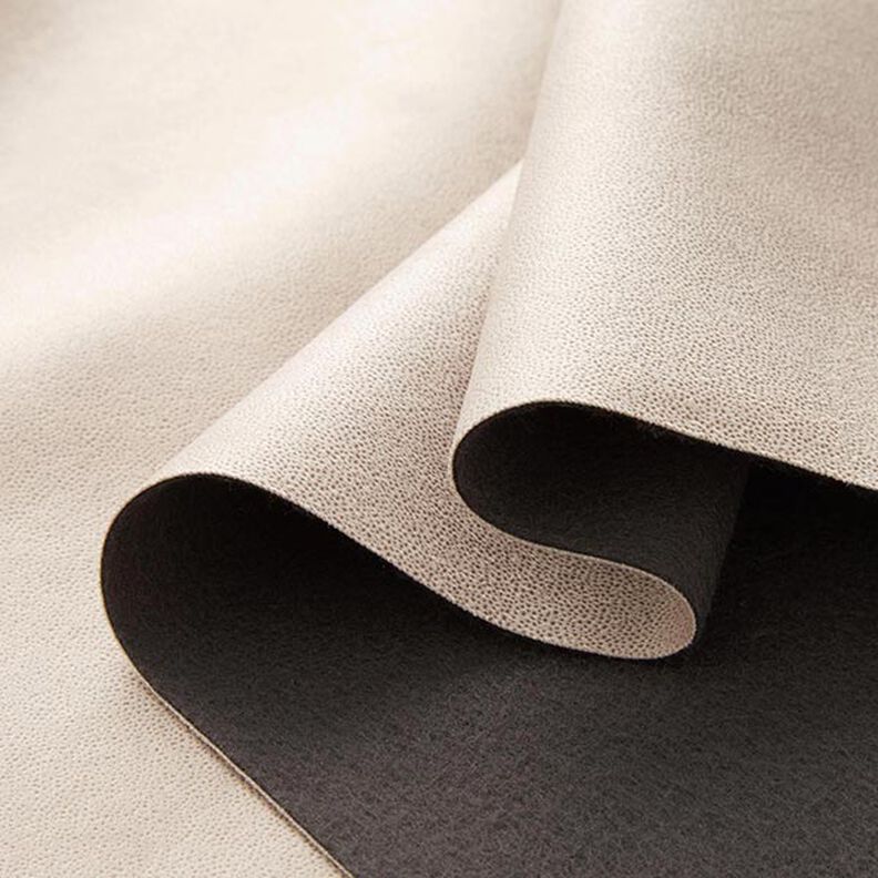 Bekledingsstof Ultramicrovezel lederlook – beige,  image number 3