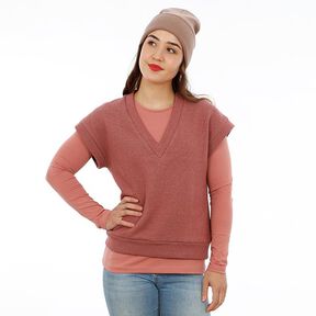 FRAU ULLI - korte slip-over met V-hals, Studio Schnittreif | XS - XXL, 