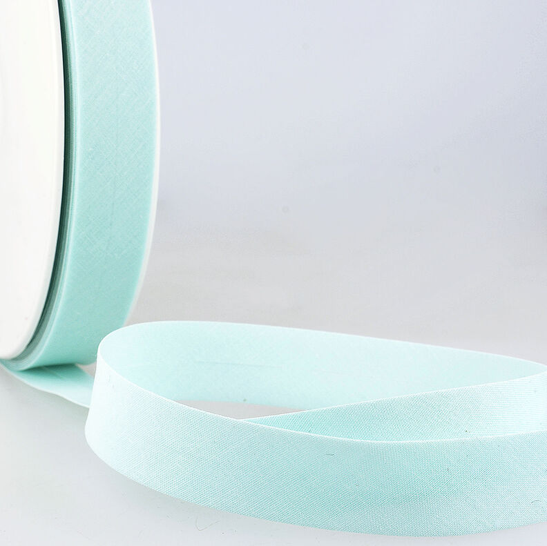 Biasband Polycotton [20 mm] – licht mint,  image number 1