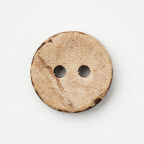 Kokosnootknoop [Ø 13 mm] – beige/donkerbruin, 