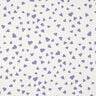 Sommersweat Harten | Poppy Fabrics – ivoor/lila,  thumbnail number 1