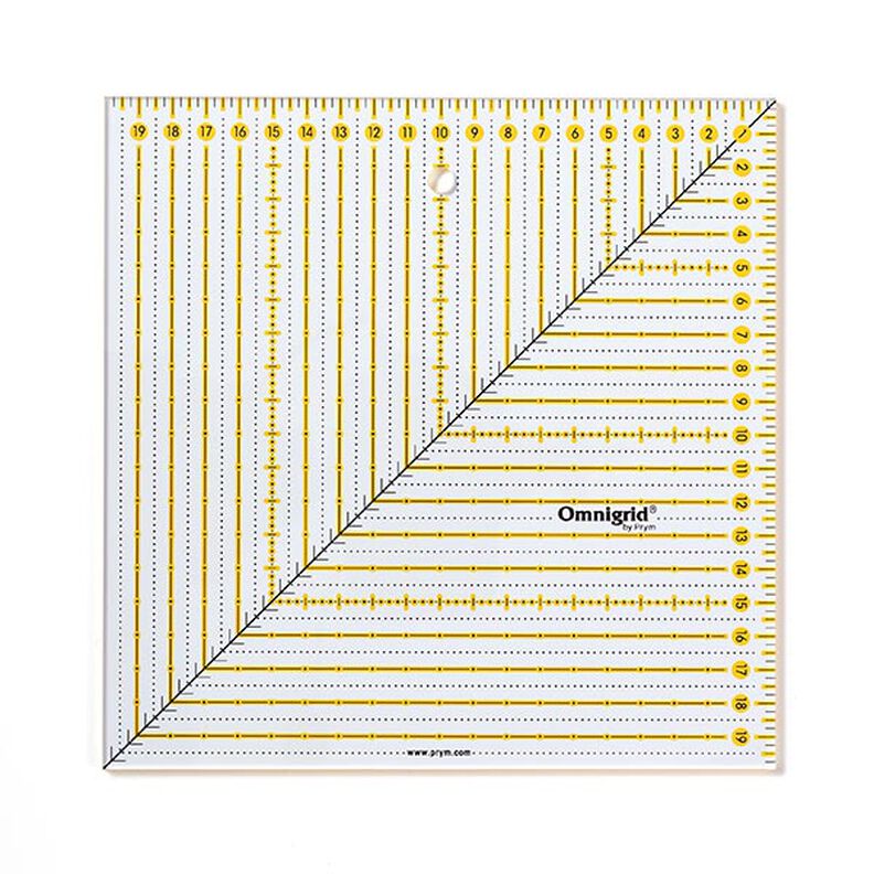 Patchwork Liniaal Vierkant [ Afmetingen: 20 x 20 cm ] | Prym,  image number 1