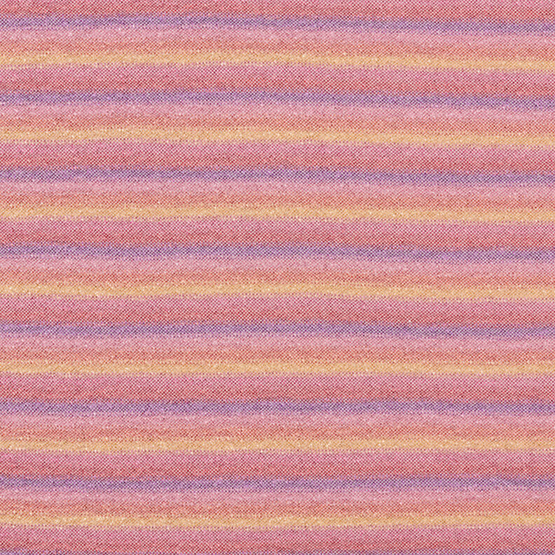 Glitter jersey strepen kleurverloop – pink,  image number 1