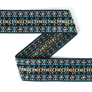 Color Elastic Motief - turquoise, 