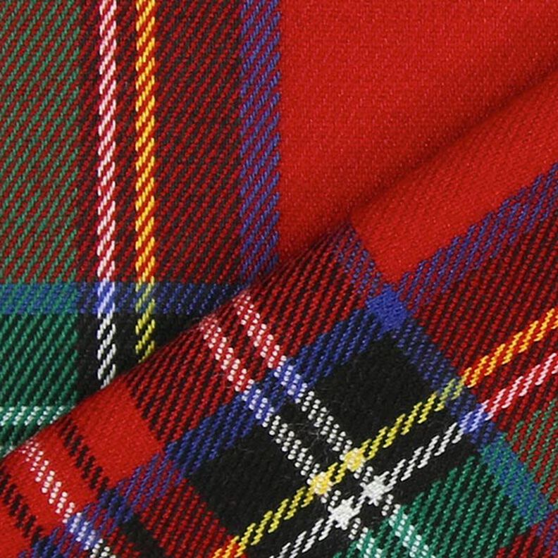 Schotse ruit tartan ruit groot – rood,  image number 3