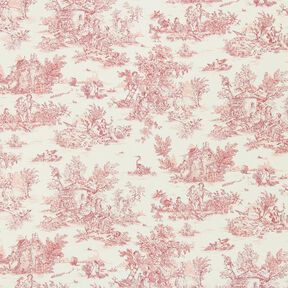 Katoenen stof Mini Pastorale 280 cm – rood, 