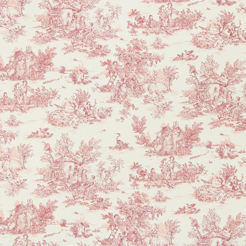 Katoenen stof Mini Pastorale 280 cm – rood,  image number 1