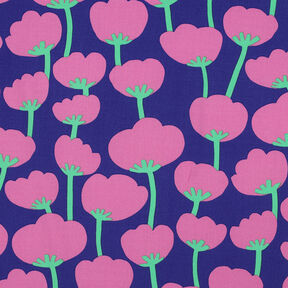 Lenzing Ecovero™ Poppies | Nerida Hansen – marineblauw/pink, 