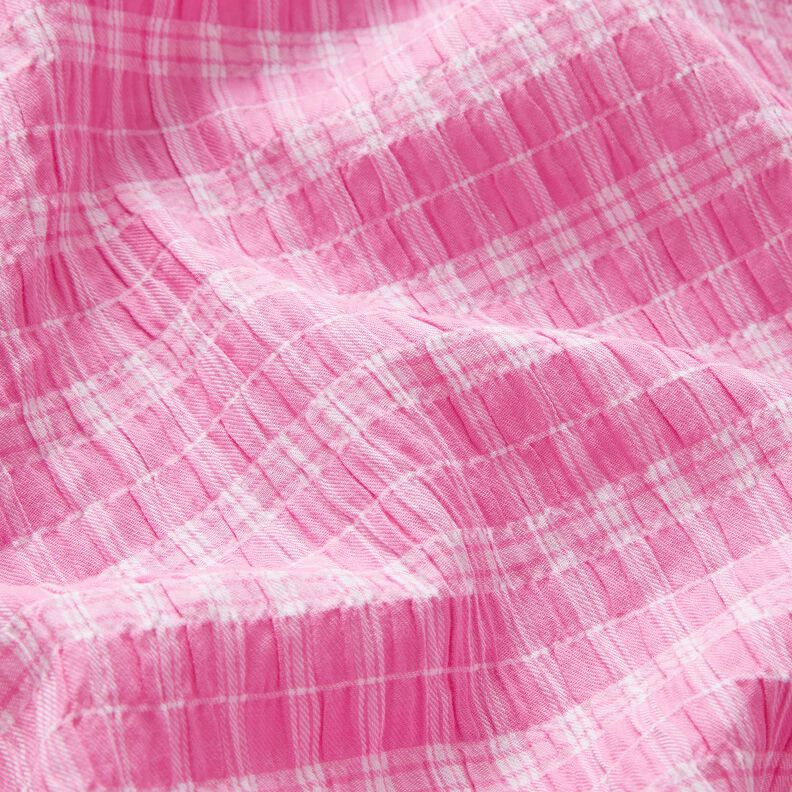 Seersucker gemengde strepen – roze/wit,  image number 2