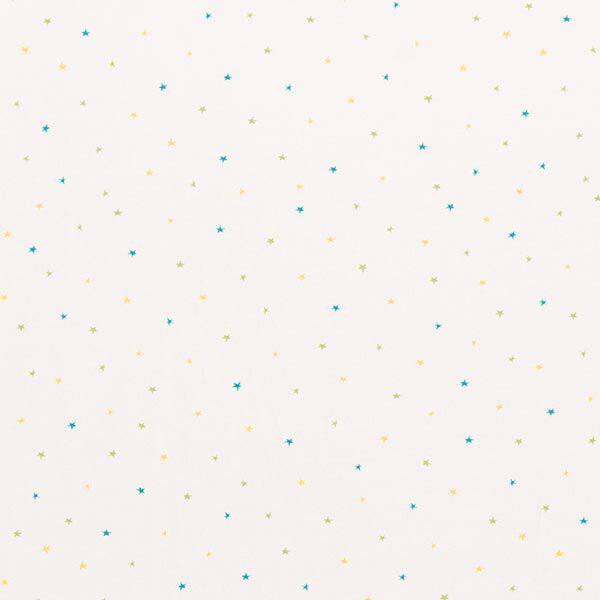 Katoenjersey Kleine sterren | PETIT CITRON – ecru, image number 1