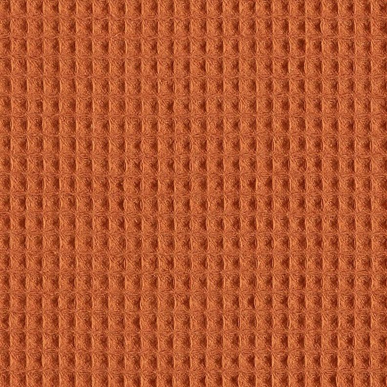 Wafelpiqué – terracotta,  image number 5