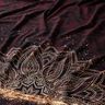 KatoenjerseyBorduurstof Mandala met gouden spikkels | Glitzerpüppi – zwartbruin/goud,  thumbnail number 2