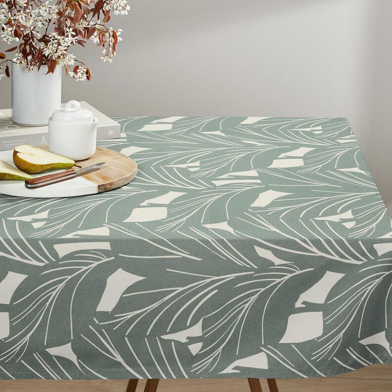 Decostof Panama elegante bladeren – riet/natuur,  image number 8