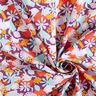 Katoenen stof Cretonne Vogels en bloemen – druif/pastelviolet,  thumbnail number 3