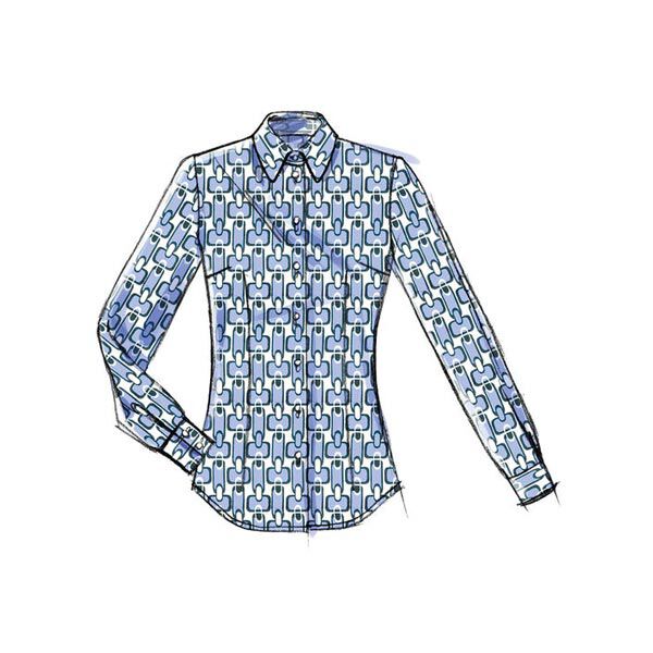 Blouse, Vogue 8772 | 32 - 48,  image number 9