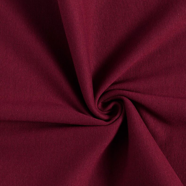 Boordstof effen – bordeauxrood,  image number 1