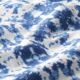 Decostof canvas Batik – blauw/wit, 