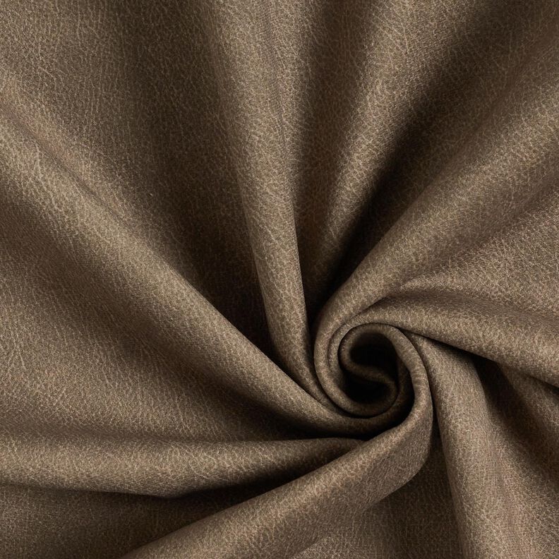 Bekledingsstof Fluweellook – donkertaupe, image number 1
