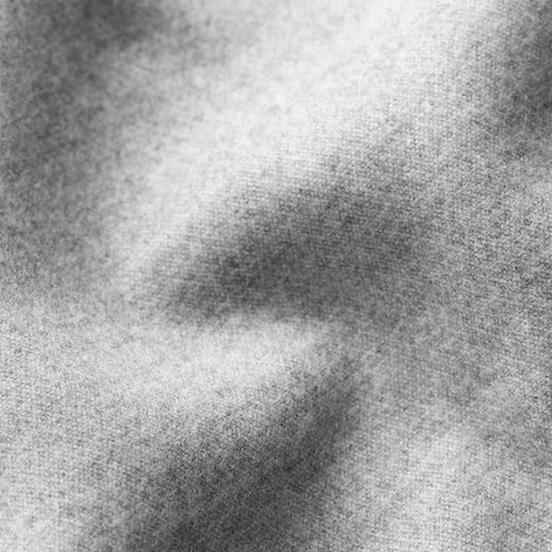 Mantelstof gerecycled polyester melange – lichtgrijs,  image number 2