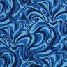 Viscose crêpe golven – marineblauw/koningsblauw,  thumbnail number 1