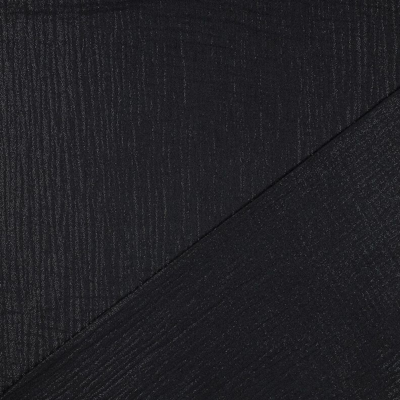 Mousseline/dubbel gehaakte stoffen Fijne glinsterende stippen | Poppy Fabrics – zwart,  image number 3