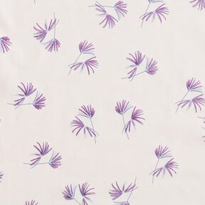 Katoenjersey Takken Foliedruk – roos, 