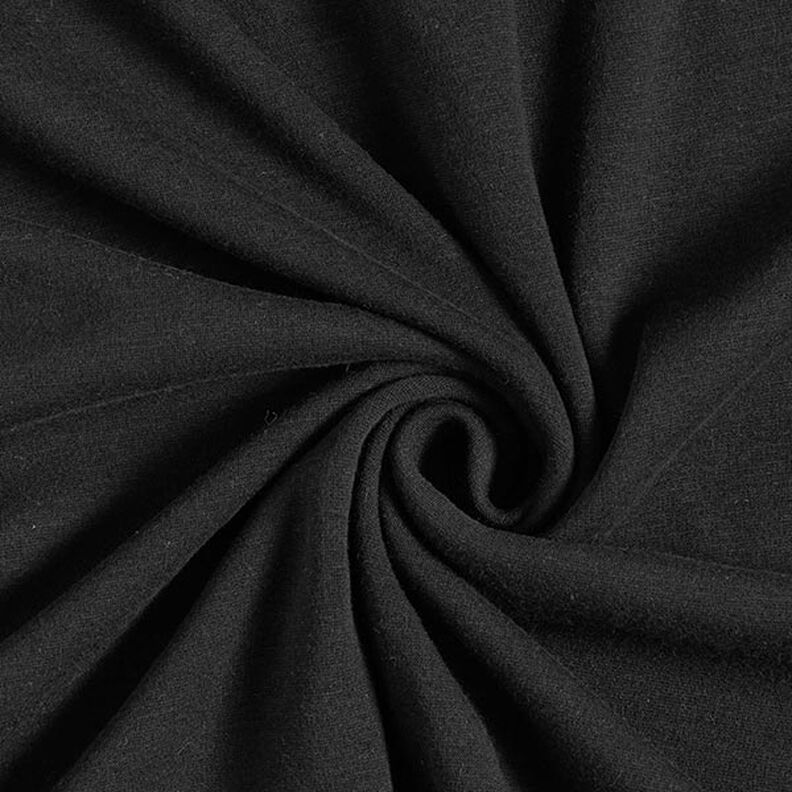 Alpenfleece Knuffelsweat Effen – zwart,  image number 1
