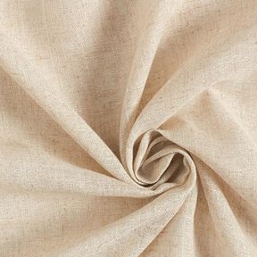 Decostof Voile Lurex – natuur/zilver, 